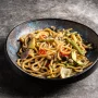 NOODLES WITH CHICKEN OR TOFU IN GREEN CURRY (Spicy)