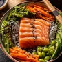 SALMON SASHIMI SALAD