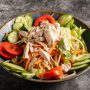 SOY SALAD WITH CHICKEN